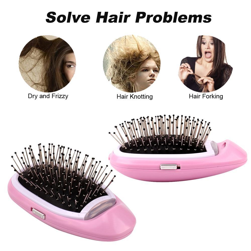 Portable Electric Ionic Styling Hairbrush